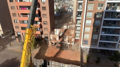 Photo of Nuevo derrumbe en el edificio de la tragedia: cayó un bloque de ladrillos de una tonelada