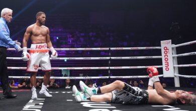 Photo of Escalofriante KO en Japón: Sasaki fue retirado en camilla tras caer noqueado