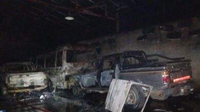 Photo of Incendio en La Cumbrecita: galpón municipal en llamas y siete vehículos afectados