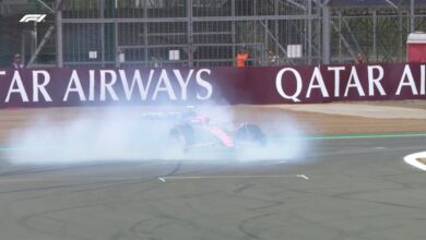Photo of Colapinto eliminado tras un trompo en la Q1 y largará último en el GP de Gran Bretaña