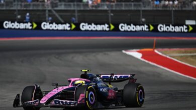 Photo of Colapinto cerró 14° en la Sprint de Austin, con triunfo de Verstappen