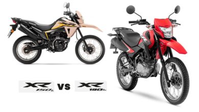 Photo of Comparativa entre Honda XR150L y XR190L: ¿Cuál conviene?