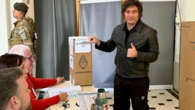 Photo of El presidente Javier Milei votó en medio de un fuerte operativo de seguridad