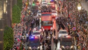 Photo of Multitudinario recibimiento en Rabat para los campeones del mundo Sub 20