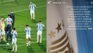 Photo of El apoyo de Messi a los pibes de la Sub-20: «Cabeza en alto, muchachos»