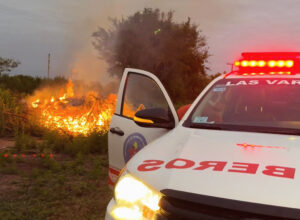 Photo of INCENDIO DE RESTOS DE PODA EN LA SALIDA HACIA EL ARAÑADO