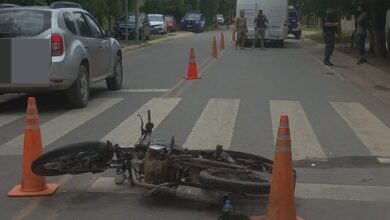 Photo of Córdoba: grave choque entre una moto y un colectivo del Servicio Penitenciario