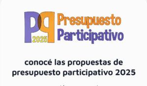 Photo of SE EXTIENDE EL PLAZO DE VOTACIÓN DEL PRESUPUESTO PARTICIPATIVO 2025
