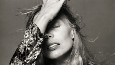 Photo of Joni Mitchell, según Chitarroni
