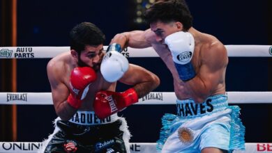 Photo of Alan Chaves brilló en Las Vegas con un nocaut demoledor y sigue invicto