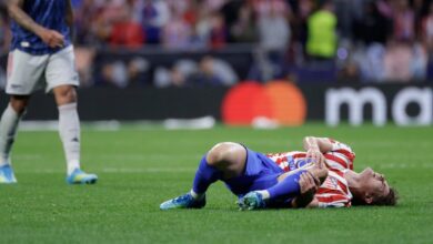 Photo of Preocupación en el Atlético de Madrid: Julián Álvarez salió con molestias y encendió la alarma