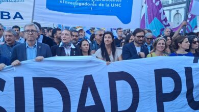 Photo of Los candidatos que aspiran al Rectorado de la UNC participan de la Marcha Federal Universitaria