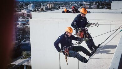 Photo of Simulacro en Córdoba: Bomberos de la Policía se entrenan a 130 metros de altura en Capitalinas