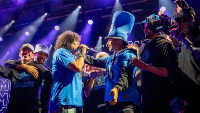Photo of Locura celeste: el plantel de Belgrano festejó a puro cuarteto con La Mona