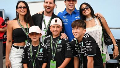 Photo of Messi dijo presente en el GP de Miami y visitó a Colapinto en el paddock